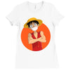 monkey d. luffy Ladies Fitted T-Shirt