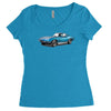 1965 corvette sting ray classic car, ideal birthday gift or pres Women's Triblend Scoop T-shirt