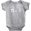 be rational get real nerdy geek pi nerd Baby Bodysuit