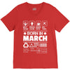 Born In March V-Neck Tee