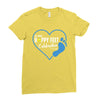 happy feet Ladies Fitted T-Shirt