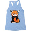 red fox 3 Racerback Tank