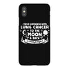 I Love Someone with Lung Cancer to The Moon and Back to Infinity iPhoneX