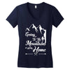 Going To The Mountains Is Going Home Women's V-Neck T-Shirt