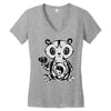 panda (3) Women's V-Neck T-Shirt