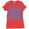 wake me for meals Ladies Fitted T-Shirt