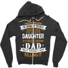 Super Cool Daughter Of A Freaking Awesome Dad Zipper Hoodie