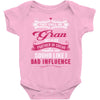 They Call Me Gran Partner In Crime Funny Baby Onesie