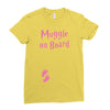 Muggle On Board Pink Ladies Fitted T-Shirt