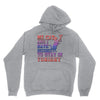 my cat and i stay in tonight Unisex Hoodie