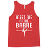 meet me at the barre ballet shoes funny Tank Top