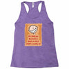 i'm smiling because i have no idea what's going on Racerback Tank