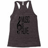music lover Racerback Tank