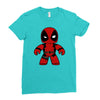 deadpool robot Ladies Fitted T-Shirt