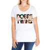 Dobre Twins Photo Ladies Curvy T-Shirt