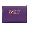 soccer neon rhinestud Accessory Pouches