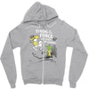 strong is the force of course Zipper Hoodie