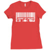 made in japan sticker vinyl decal barcode car window bumper jdm Ladies Fitted T-Shirt