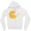 pizza pie chart Zipper Hoodie