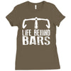 life behind bars cycling Ladies Fitted T-Shirt