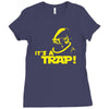 admiral ackbar it's a trap star wars funny cool death star Ladies Fitted T-Shirt