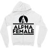 alpha female Zipper Hoodie
