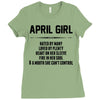 April Girl Hated By Many Ladies Fitted T-Shirt