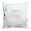 i before e grammar rule Throw Pillow