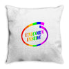 unicorns,unicorn inside,funny Throw Pillow