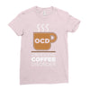 coffee addiction Ladies Fitted T-Shirt