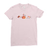 spooky kitties Ladies Fitted T-Shirt