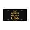 queens are born in 1966 License Plate