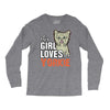 This Girl Loves Siberian Husky Long Sleeve Shirts