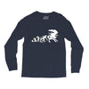 alien evolution   mens funny Long Sleeve Shirts