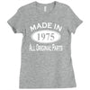 made in 1975 mens 40th birthday Ladies Fitted T-Shirt