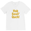 hab sosli' quch! klingon funny geek nerd sci fi alien conventions shir V-Neck Tee