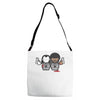 pulp fiction cartoon ideal birthday present or gift Adjustable Strap Totes