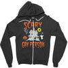 scary gay person Zipper Hoodie
