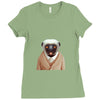 Vesikalik maymun Ladies Fitted T-Shirt