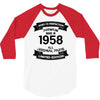 Premium Vintage  1958 3/4 Sleeve Shirt