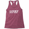 lucky exam Racerback Tank