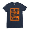 video games lied to me Ladies Fitted T-Shirt
