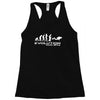 evolution of scuba divingfunny swim retro sea cool boat party Racerback Tank