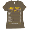 Aries Facts Zodiac Ladies Fitted T-Shirt