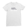 Cat Says Not Today Ladies Fitted T-Shirt