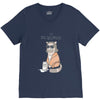 the big meowski V-Neck Tee