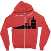 drink beer Zipper Hoodie