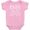 papa man myth legend Baby Bodysuit