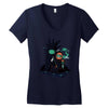 nuit bleue Women's V-Neck T-Shirt