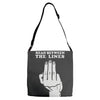 read between the lines Adjustable Strap Totes